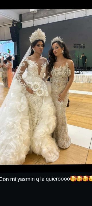 Vestido de Novia Espectacular blaco roto 