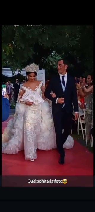 Vestido de Novia Espectacular blaco roto 