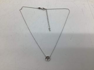 cadena plata 925mm con piedra con circonita 19 3.5cm