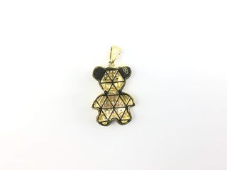 colgante oro 18k con circonita