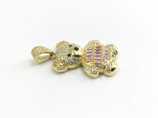 colgante oro 18k con circonita
