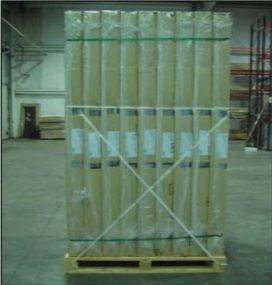 PUERTA EXTERIOR METÁLICA RUSTICA ROBLE CLAVOS