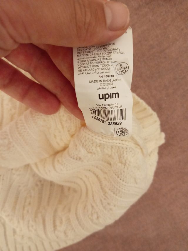 Maglioncino donna panna taglia M