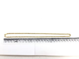 cadena oro 18k 24.5cm