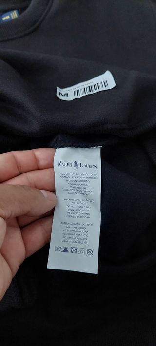 Sudadera Polo Ralph Lauren Negra Talla M