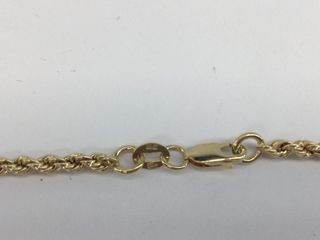 cadena oro 18k con piedra con circonita 24cm