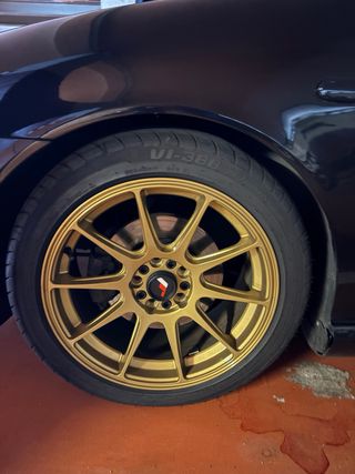 4 Llantas JR11 17 5x100 y 5x108 (sin neumaticos)
