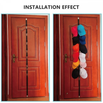 Colgador de gorras con 20 clips.