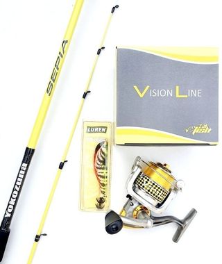 COMBO EGING,  CAÑA SEPIA, CARRETE PESCA 