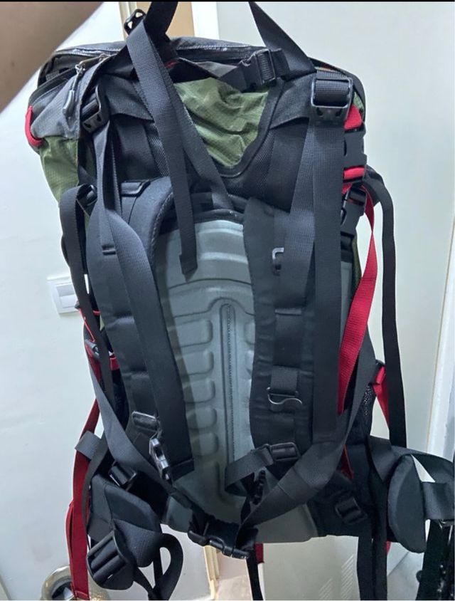 Mochila 55+10L Verde
