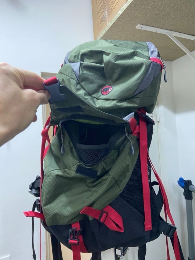 Mochila 55+10L Verde