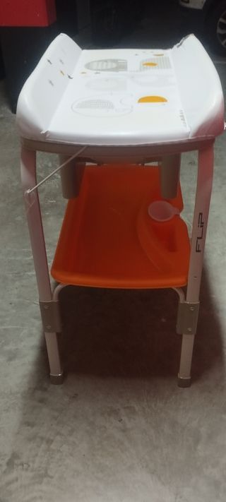 Bañera cambiador plegable
