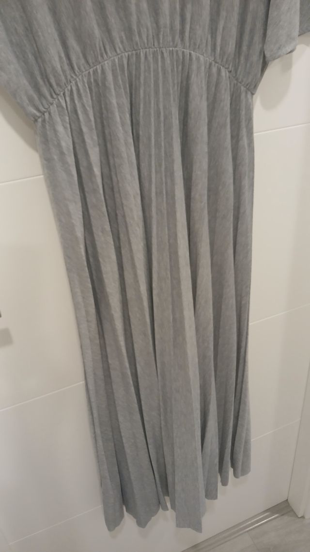 Vestido gris Mango talla L