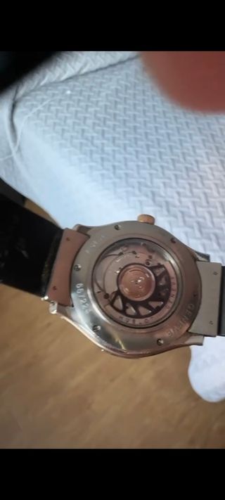 Reloj Hublot Geneve Negro y Dorado Oro rosa 