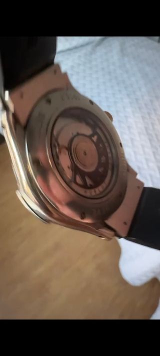 Reloj Hublot Geneve Negro y Dorado Oro rosa 