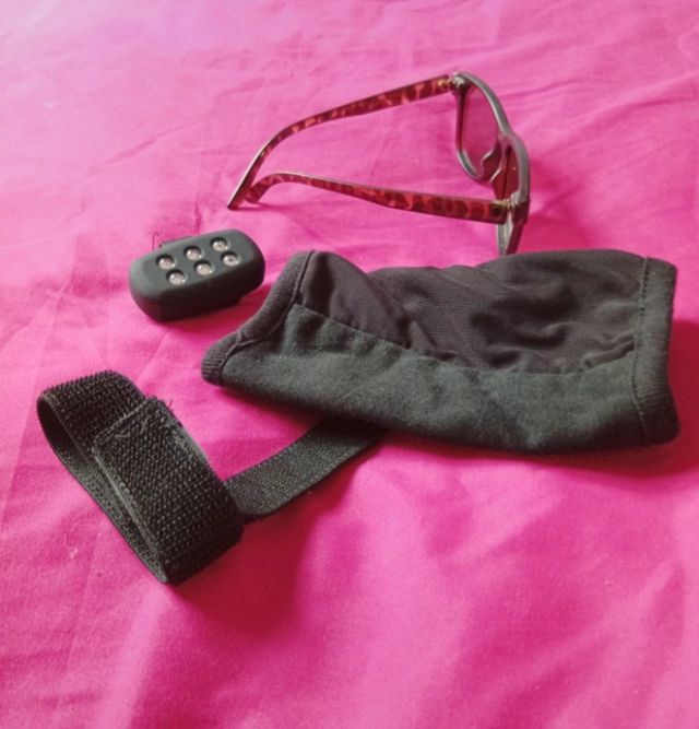 Occhiali, polsino da jogging  luce meccanica a LED