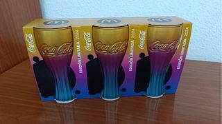 Confezione da 3 bicchieri Coca-Cola multicolori