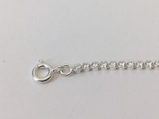 pulsera plata 925mm con piedra con circonita
