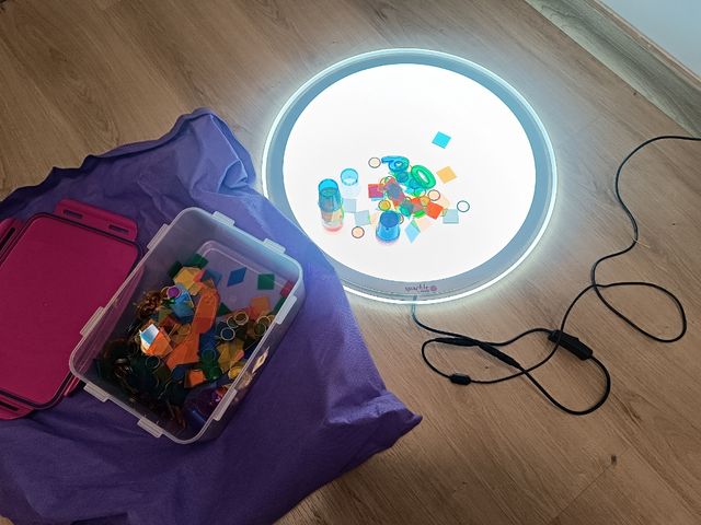 Mesa de luz LED portátil 50cm