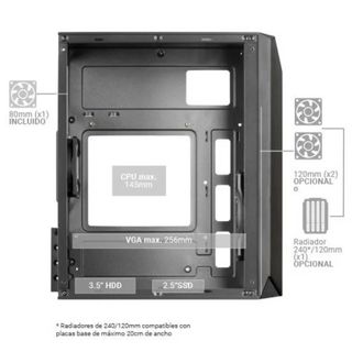 Mars Gaming Caja PC Blanca RGB