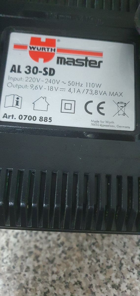 CARGADOR WURTH AL 30-SD