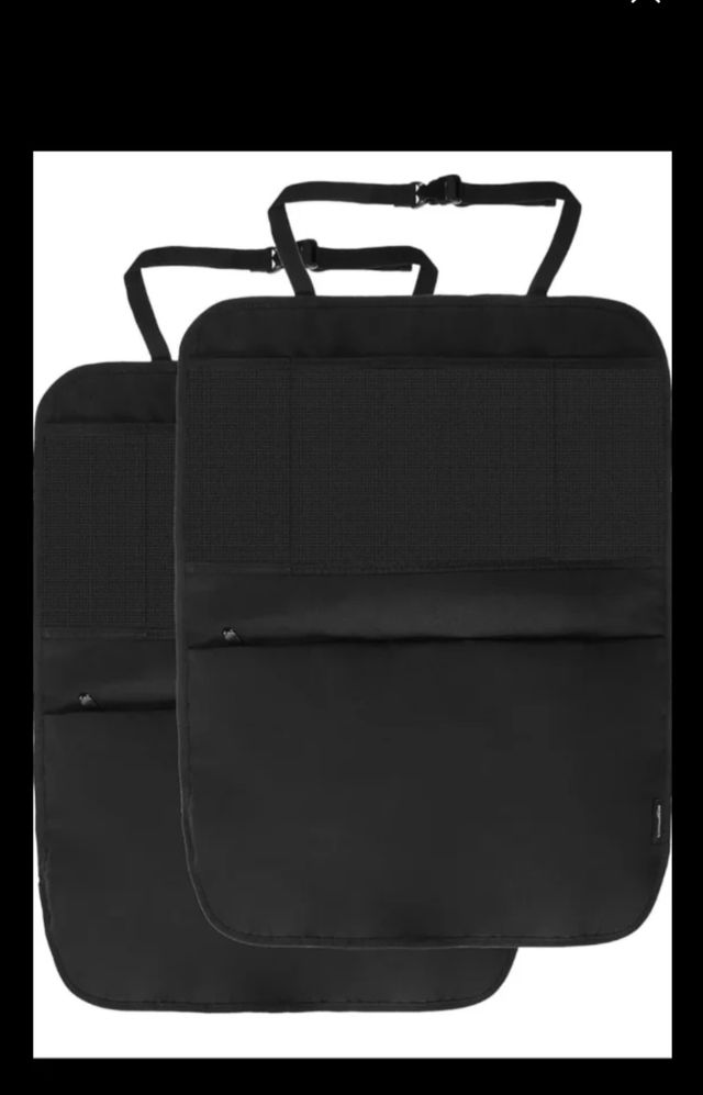 2 Fundas organizadoras Asiento Coche Negras