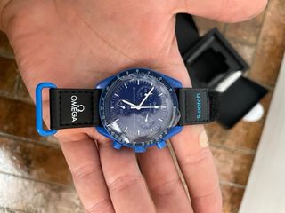 Swatch Omega Mission to Neptune Blu