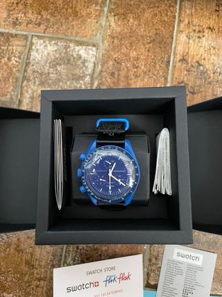 Swatch Omega Mission to Neptune Blu