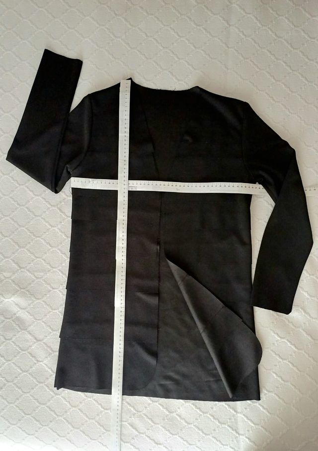 Spolverino copriabito nero