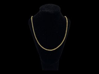 cadena oro 18k 24cm