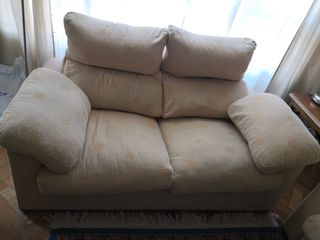 Conjunto Sofás 3 y 2 Plazas Beige precio negociabl