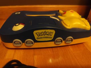 Nintendo 64 Pikachu + mando Pokéball+Banjo-Kazooie