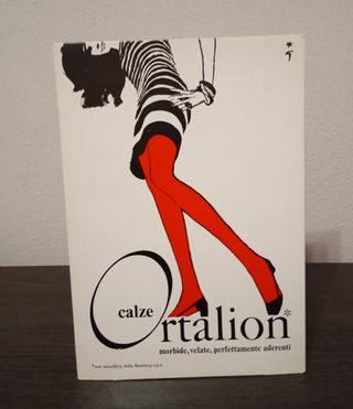 PEQUEÑO LETRERO ORIGINAL PUBLICITARIO ORTALION 