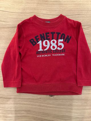 Felpa Benetton 1985 - Taglia 3 anni
