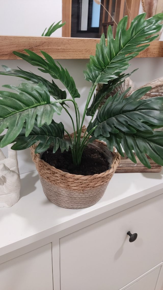 Maceta Nature con Planta Artificial