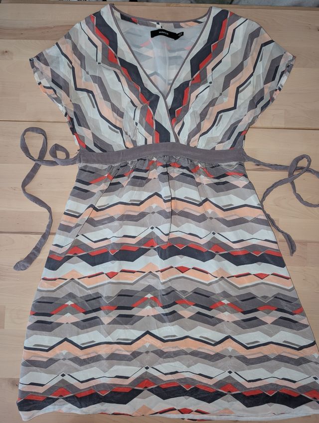 Vestido Marcs Seda Multicolor Talla XS
