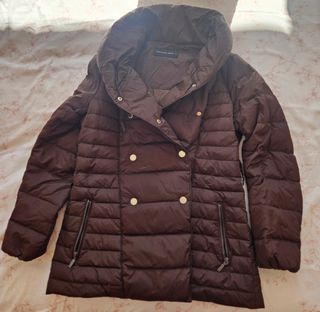 Chaqueta plumífero Purificación García marrón