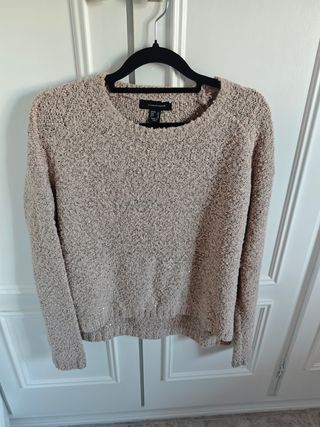 Jersey Atmosphere beige lentejuelas talla l