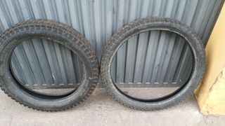 Neumáticos Trial 4.00x18 y 2.75x21 Usado 30€ los 2
