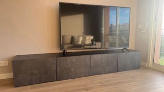 Mueble TV IKEA BESTÅ 180cm Negro-Marrón + dos 60cm