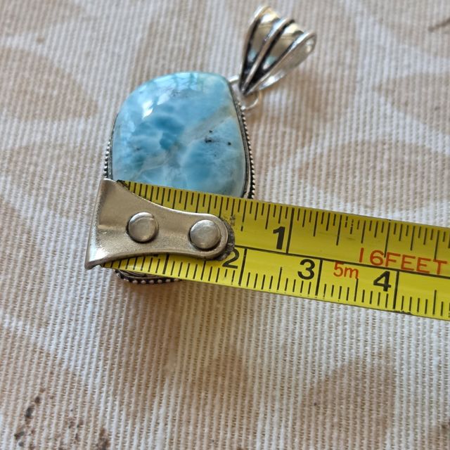 Colgante Plata 925 con Larimar Azul