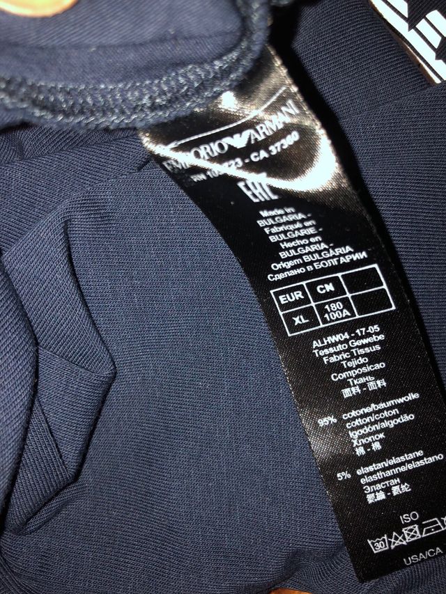 Camiseta Emporio Armani Azul oscuro