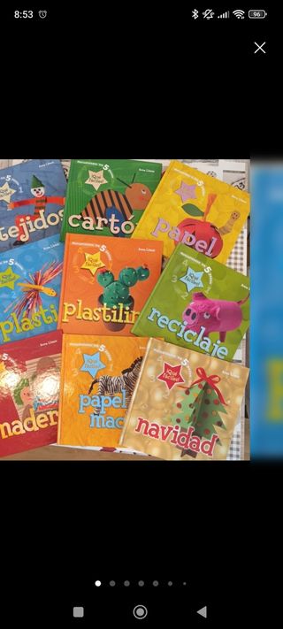 Colección de 9 libros "Manualidades en 5 pasos"