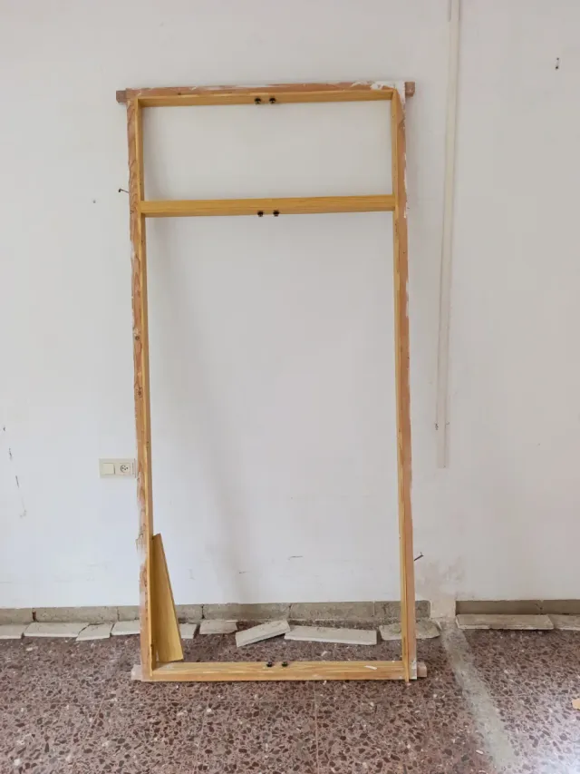 Armario empotrado de madera