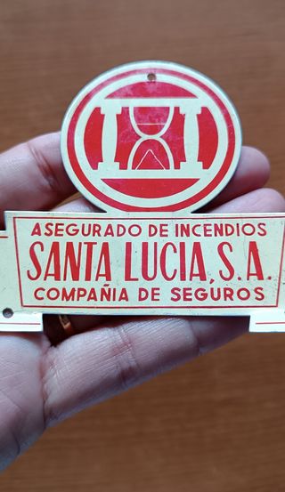 Chapa Santa Lucía S.A. Compañía de Seguros Años 70