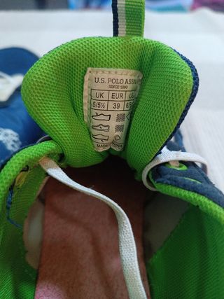 Zapatillas U.S. Polo Assn. Azul y Verde