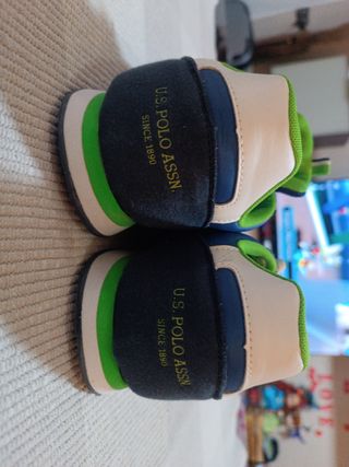 Zapatillas U.S. Polo Assn. Azul y Verde