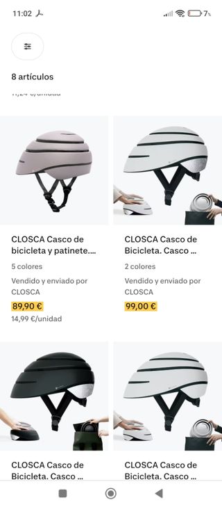 Casco Colsca Plegable