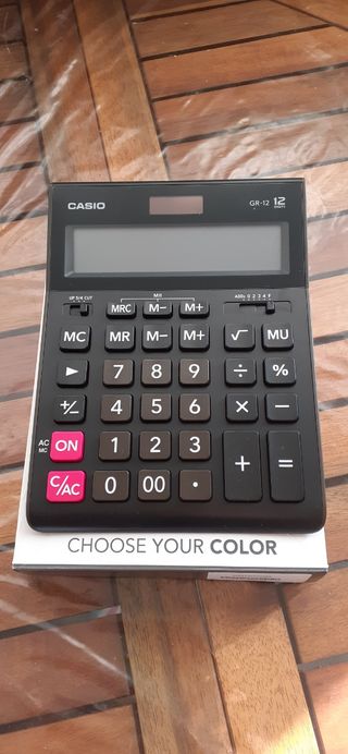 Calculadora Casio GR-12 Nueva