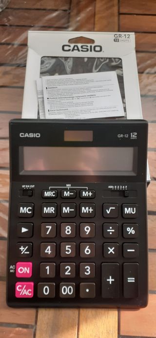 Calculadora Casio GR-12 Nueva